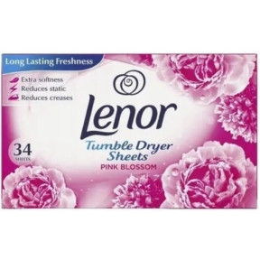 Серветки для сушильної машини Lenor Pink Blossom, 34 шт